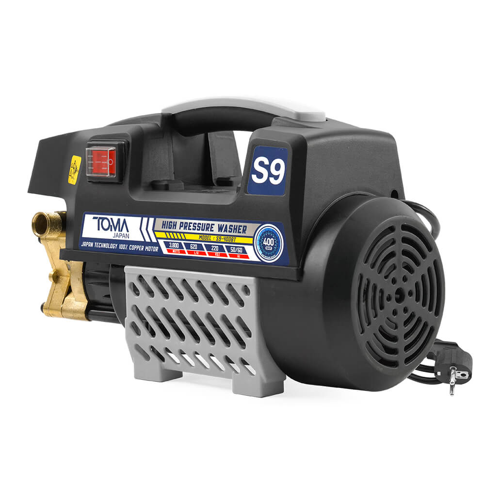 เครื่องฉีดน้ำแรงดันสูง TOMA JAPAN รุ่น S9-400BT 400 บาร์ 3800 วัตต์